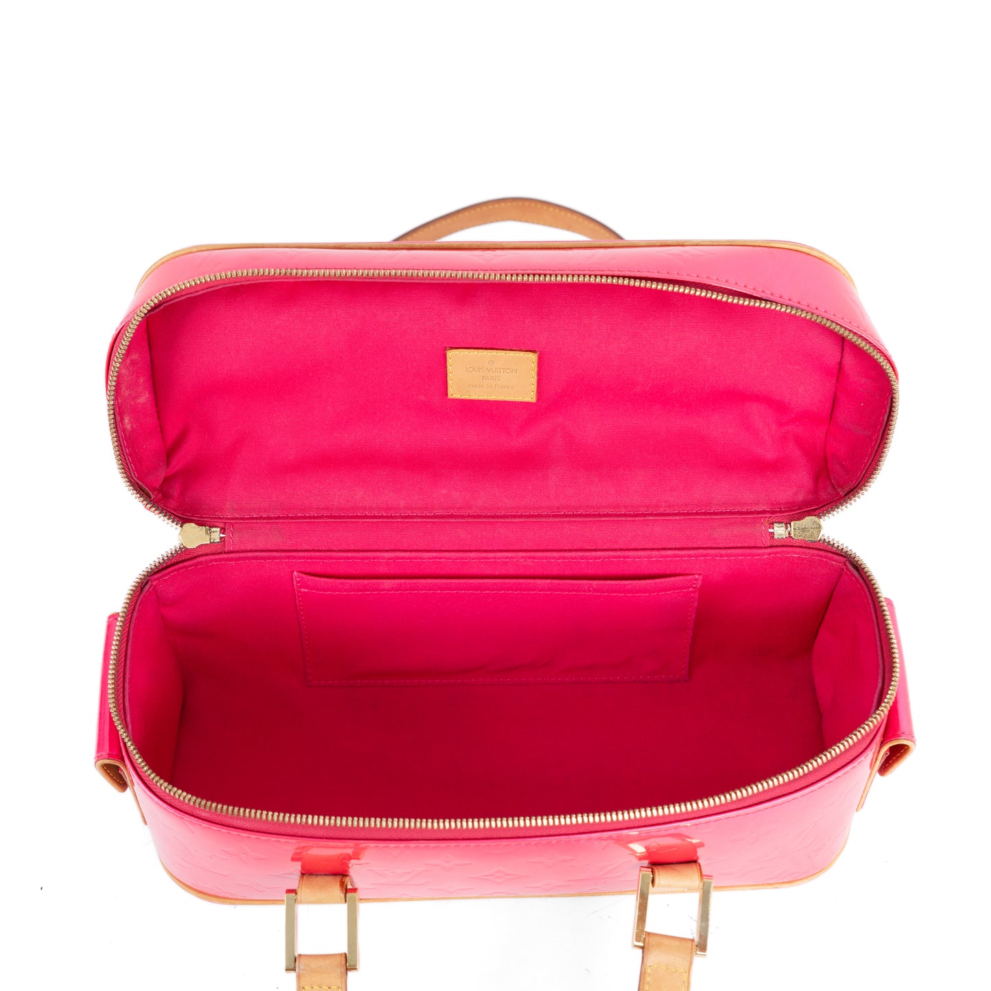LOUIS VUITTON pink vernis sullivan GM