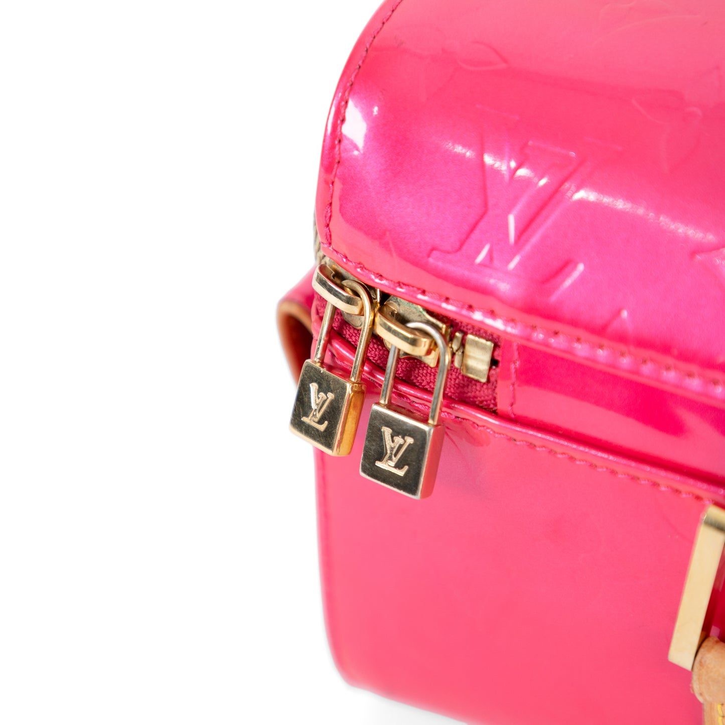 LOUIS VUITTON pink vernis sullivan GM