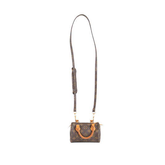 LOUIS VUITTON mini speedy w/ strap