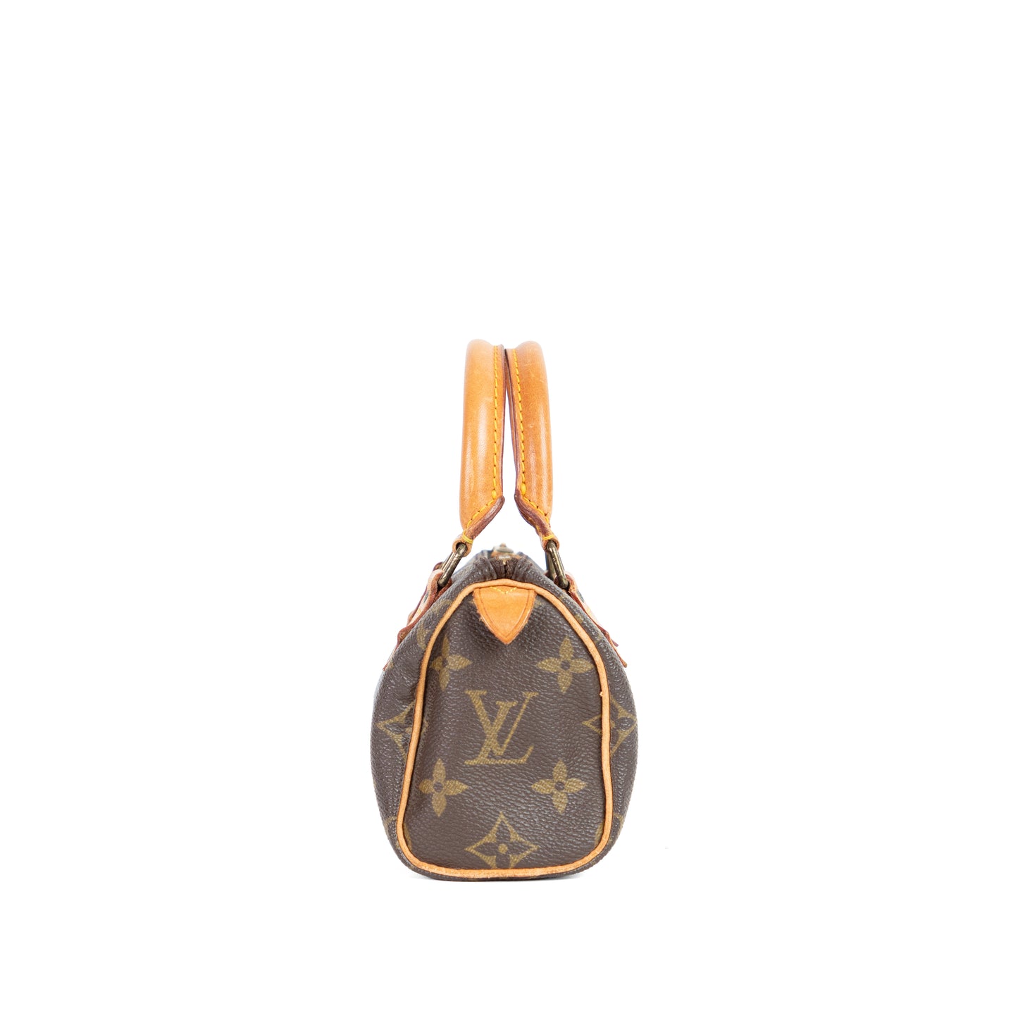 LOUIS VUITTON mini speedy w/ strap