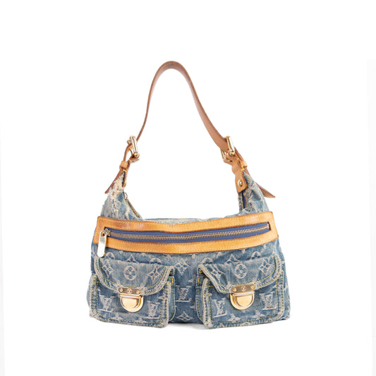 LOUIS VUITTON denim baggy pm
