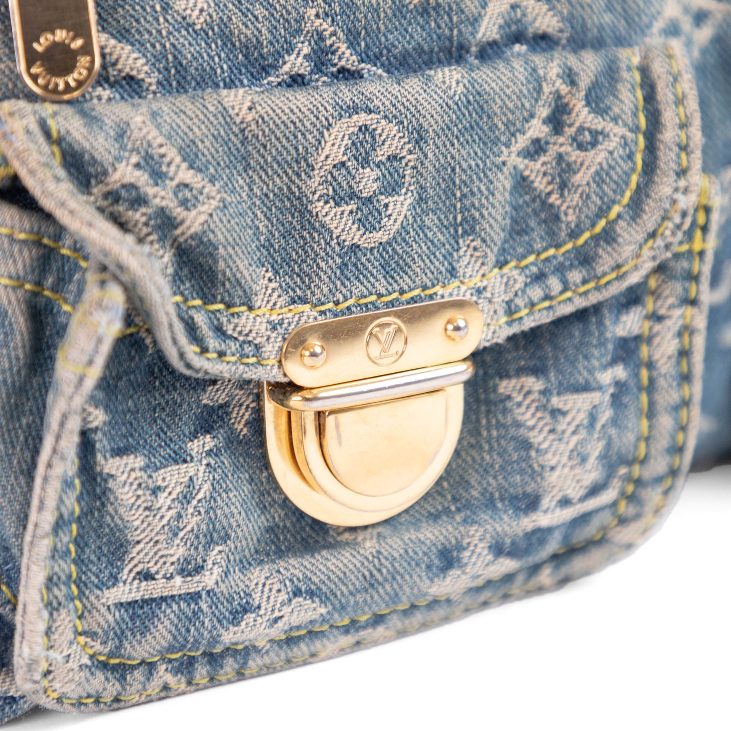 LOUIS VUITTON denim baggy pm