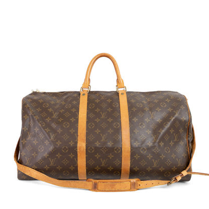 LOUIS VUITTON keepall bandouliere 55 with crossbody strap