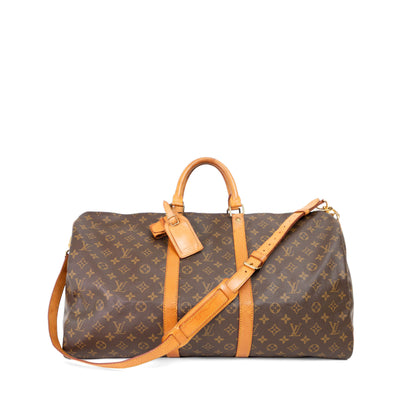 LOUIS VUITTON keepall bandouliere 55 with crossbody strap