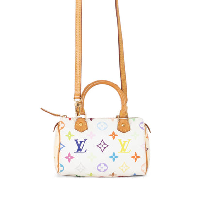 LOUIS VUITTON murakami mini speedy w/ strap