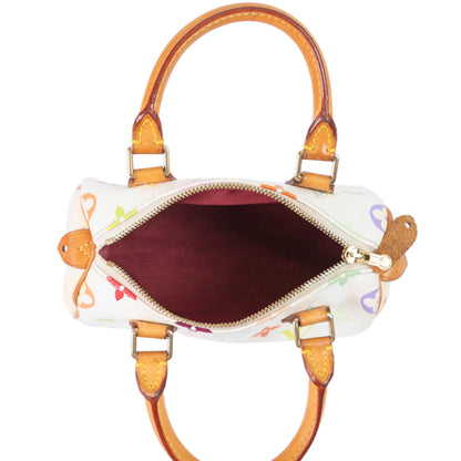 LOUIS VUITTON murakami mini speedy w/ strap
