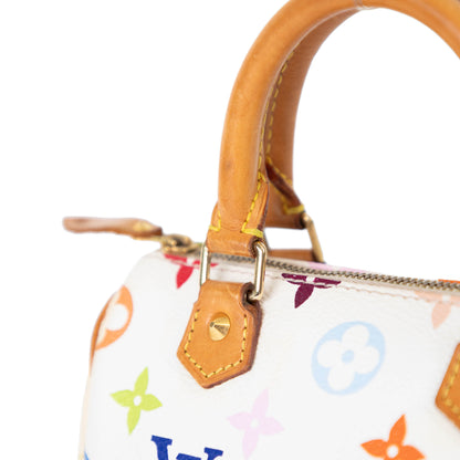LOUIS VUITTON murakami mini speedy w/ strap