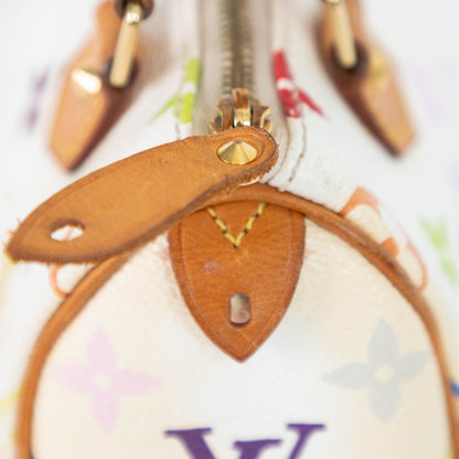LOUIS VUITTON murakami mini speedy w/ strap