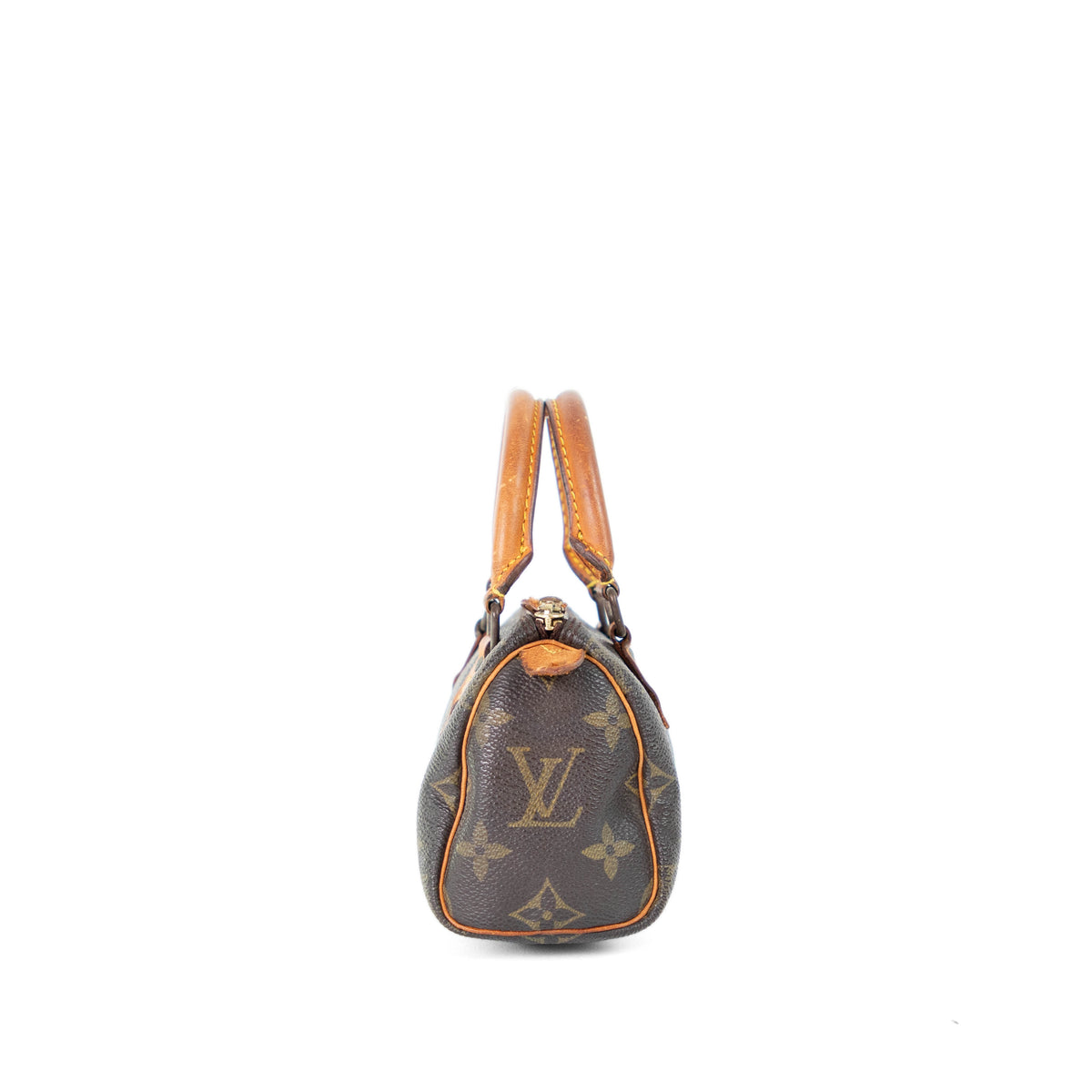 LOUIS VUITTON mini speedy w/ strap