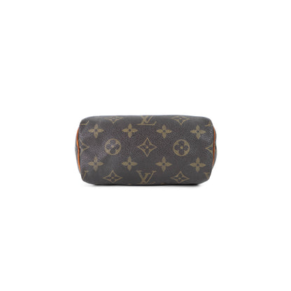 LOUIS VUITTON mini speedy w/ strap