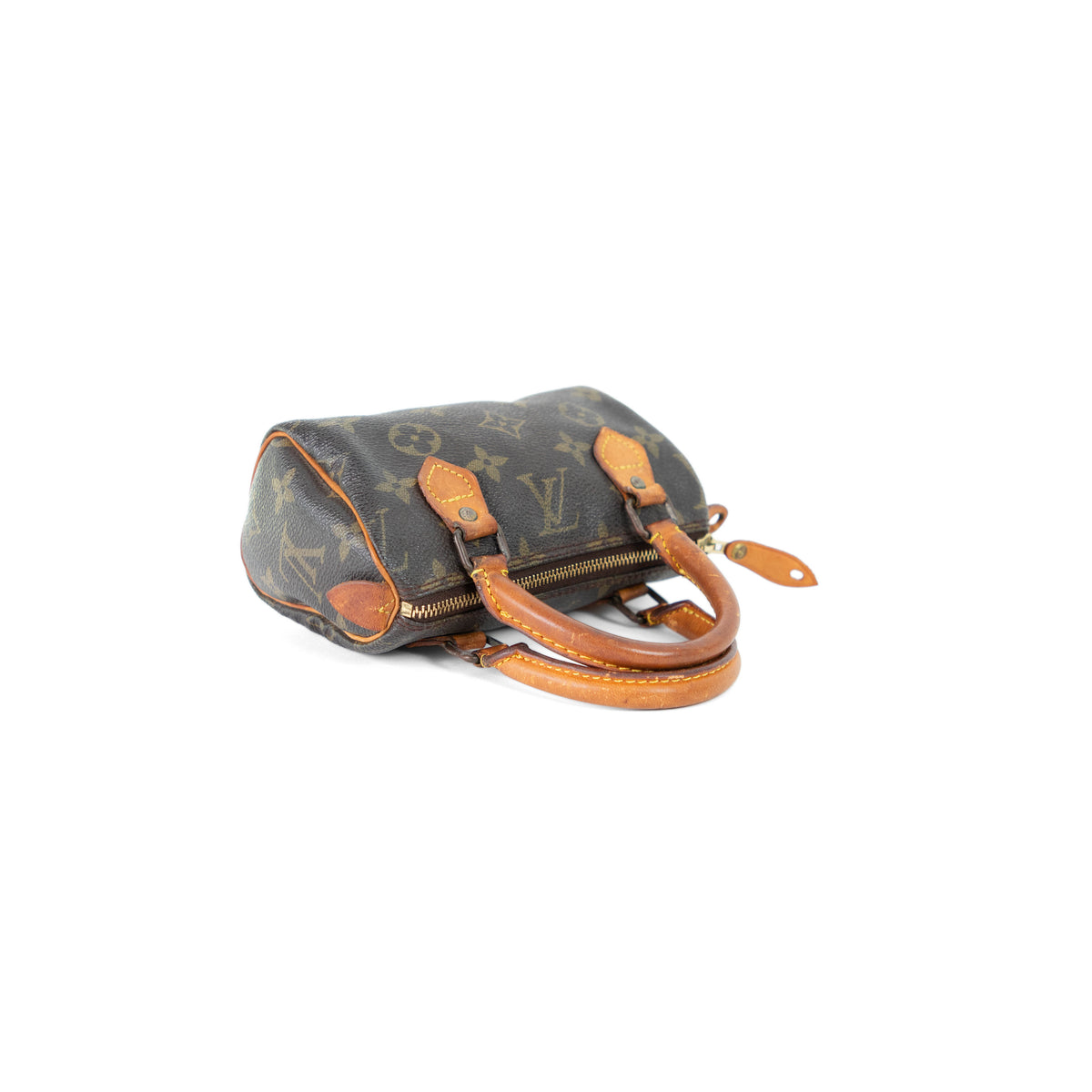LOUIS VUITTON mini speedy w/ strap