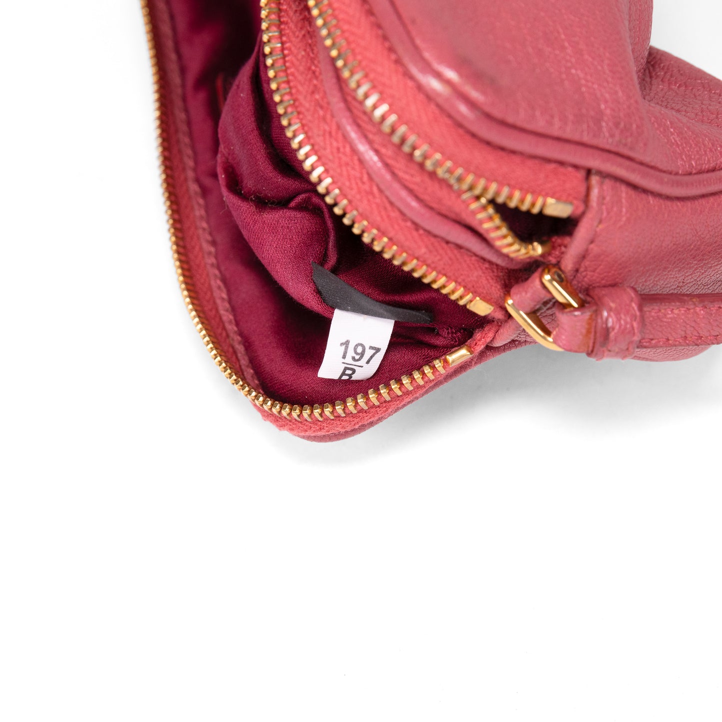 MIU MIU pink matelassé mini handbag