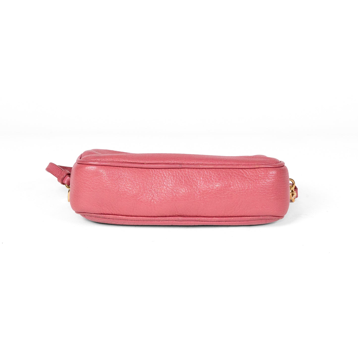 MIU MIU pink matelassé mini handbag