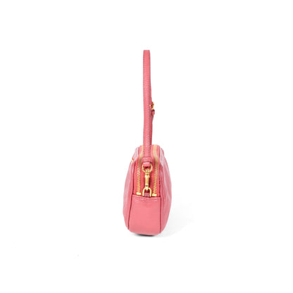 MIU MIU pink matelassé mini handbag