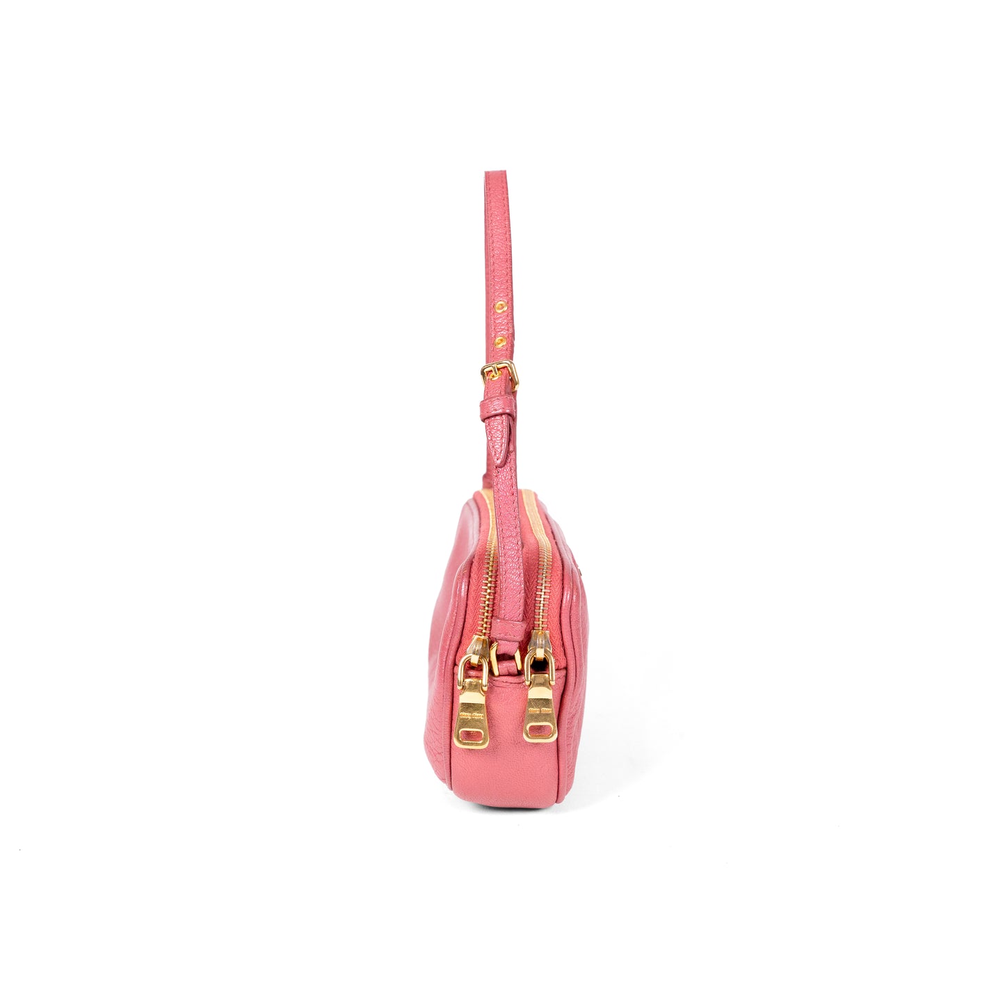 MIU MIU pink matelassé mini handbag