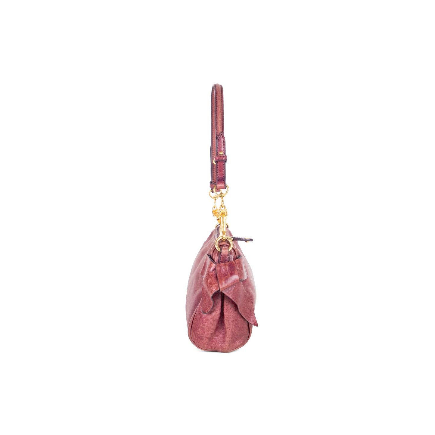 MIU MIU lavender leather shoulder bag
