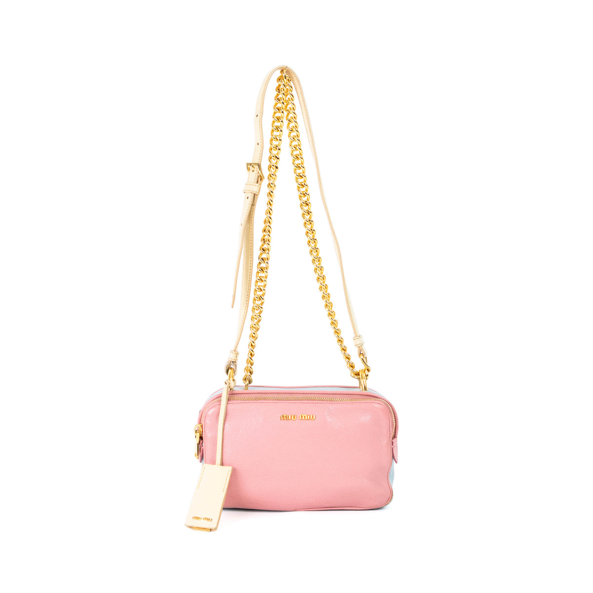 MIU MIU leather crossbody bag