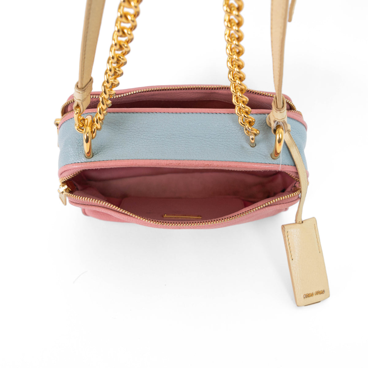 MIU MIU leather crossbody bag