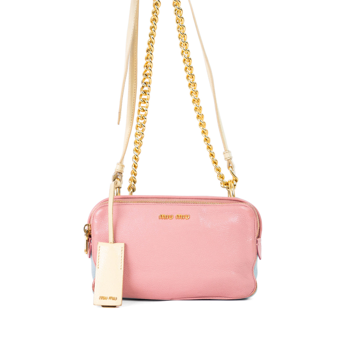 MIU MIU leather crossbody bag
