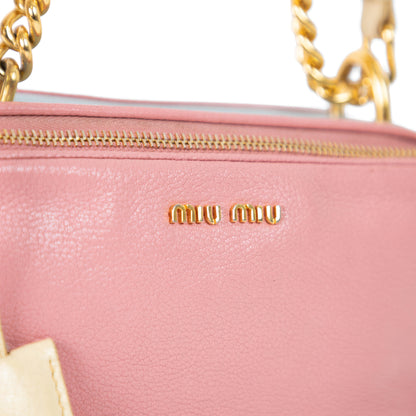 MIU MIU leather crossbody bag