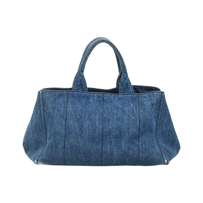 PRADA denim canapa tote