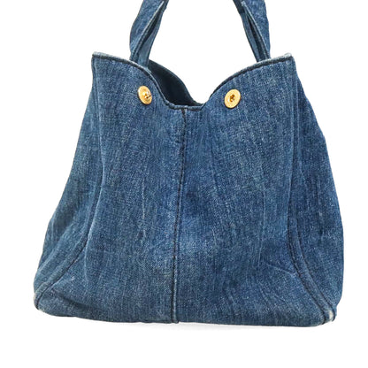 PRADA denim canapa tote