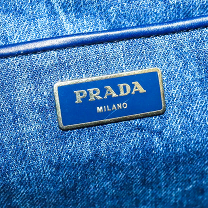 PRADA denim canapa tote