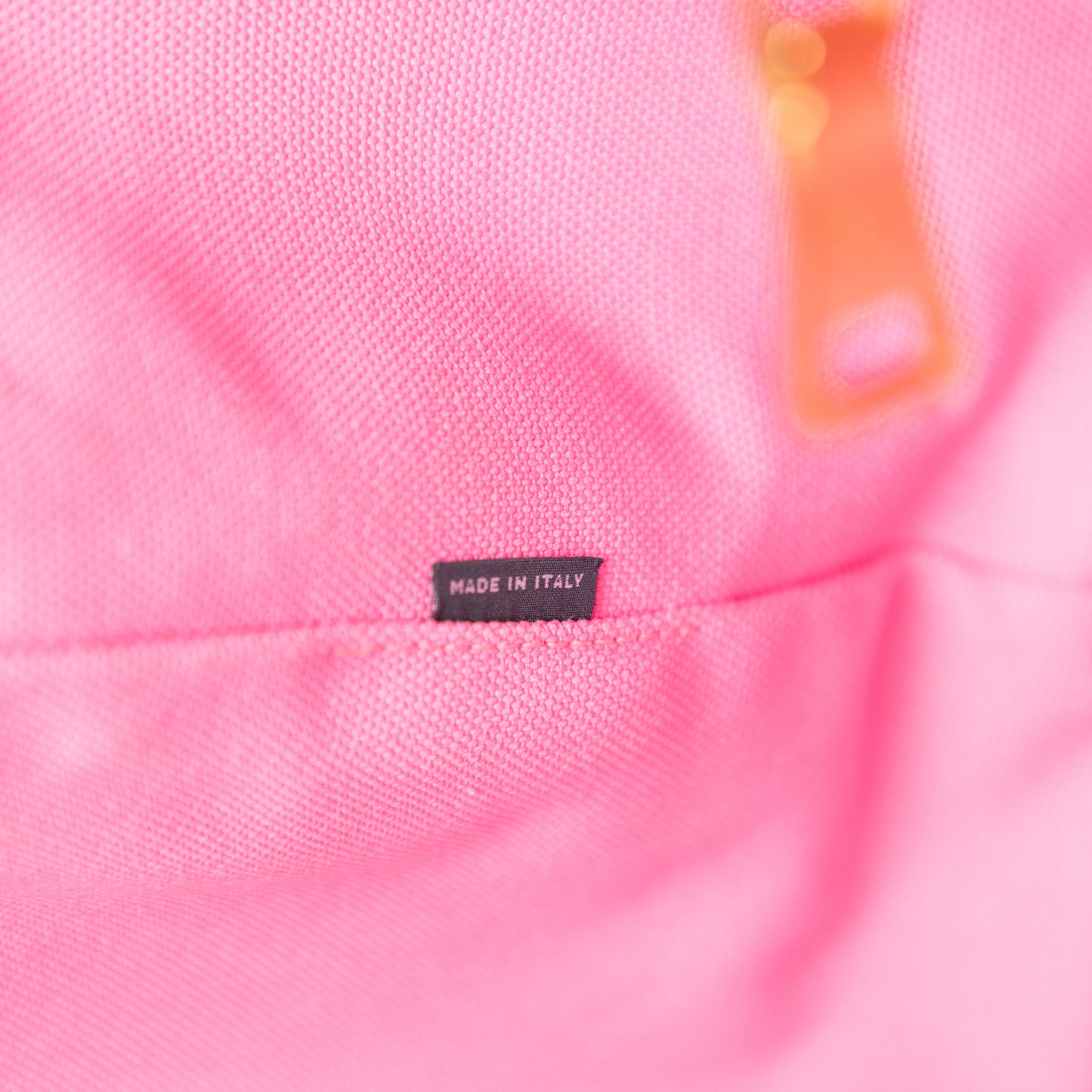 PRADA pink denim canapa tote