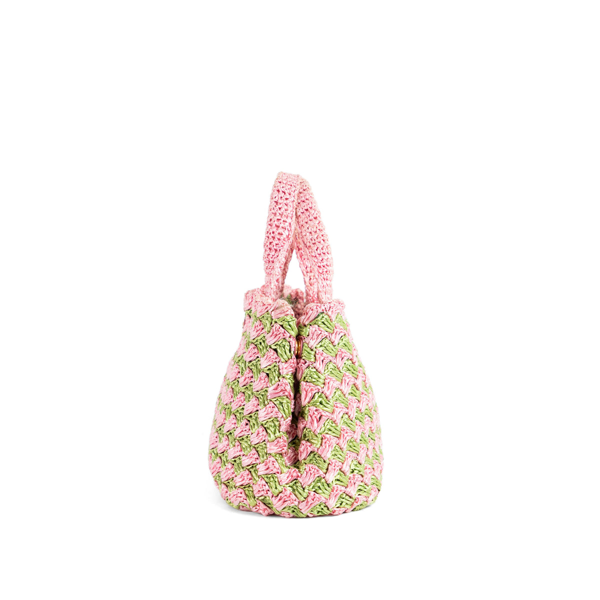 PRADA raffia canapa tote