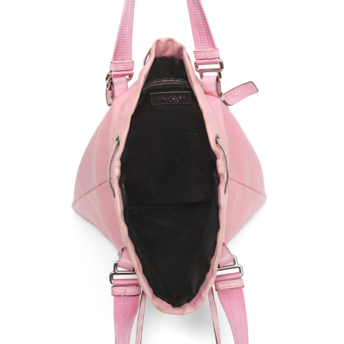 YSL pink canvas tote