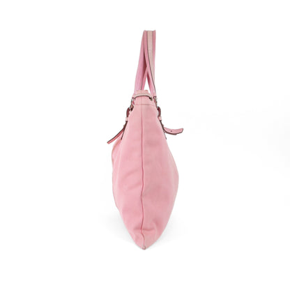 YSL pink canvas tote