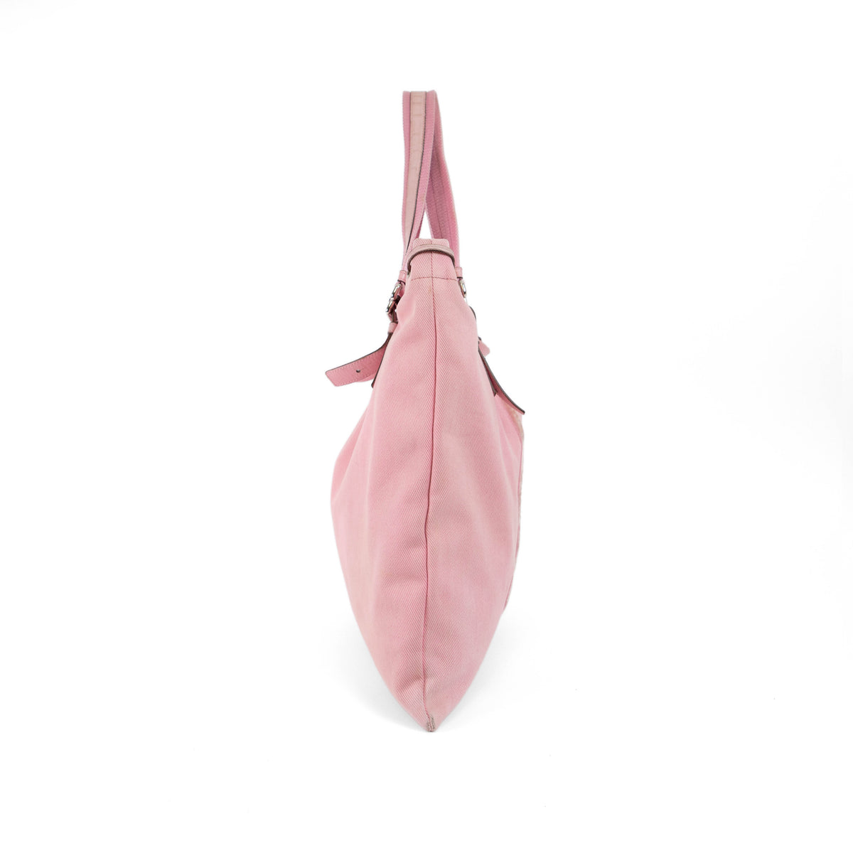YSL pink canvas tote