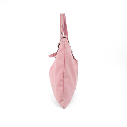 YSL pink canvas tote
