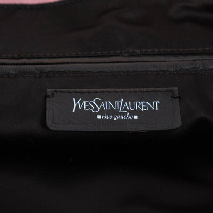 YSL pink canvas tote