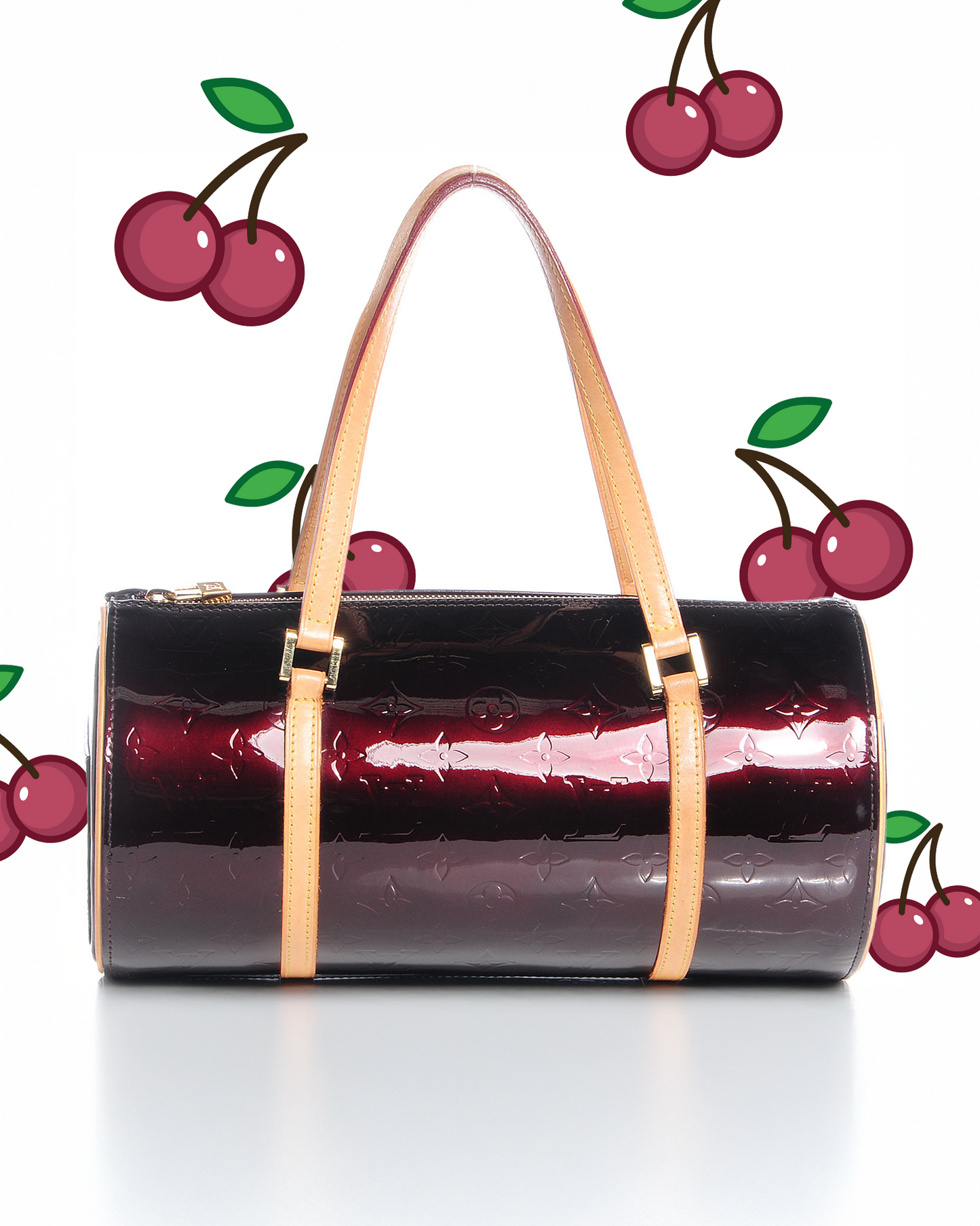 LOUIS VUITTON amarante vernis bedford