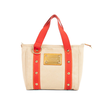 LOUIS VUITTON mini canvas antigua cabas tote