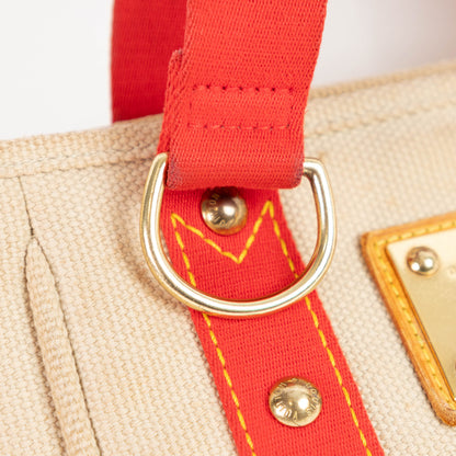 LOUIS VUITTON mini canvas antigua cabas tote