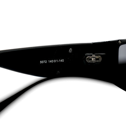 CHANEL 5072 black shield sunglasses
