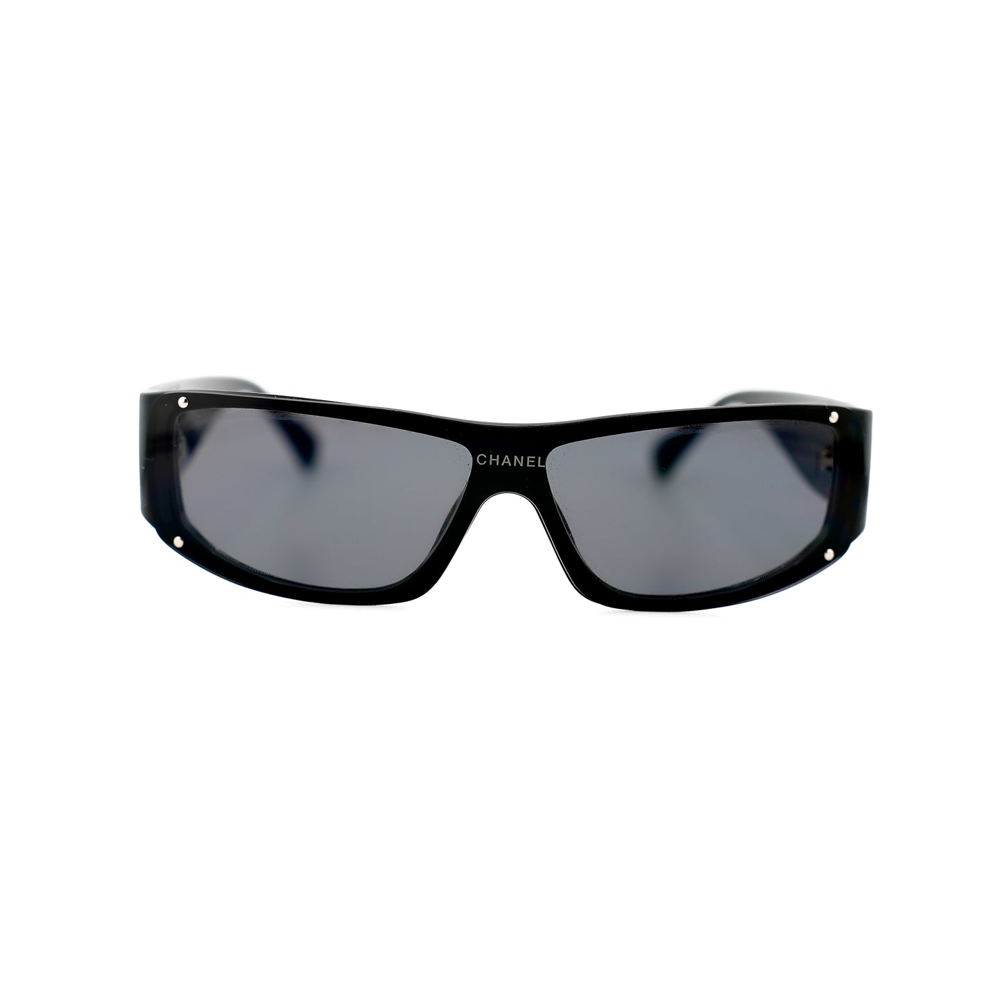 CHANEL 5072 black shield sunglasses