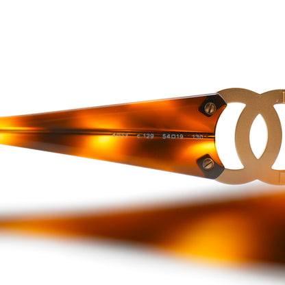 CHANEL CC tortoiseshell sunglasses 4023