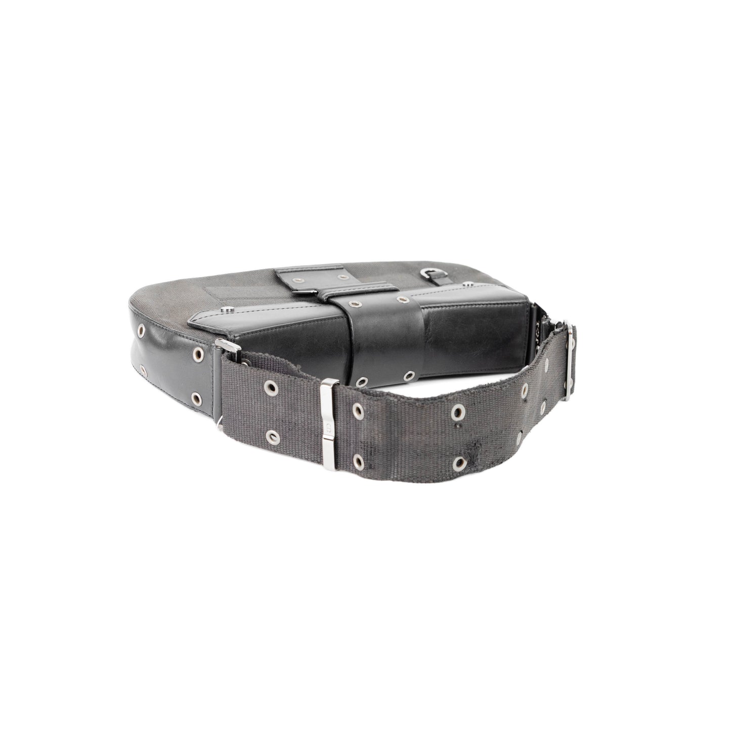 DIOR black chic street leather columbus ave shoulder bag
