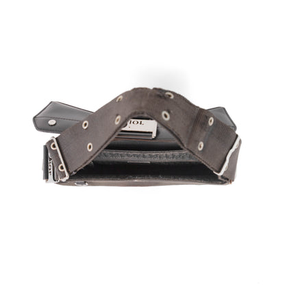 DIOR black chic street leather columbus ave shoulder bag
