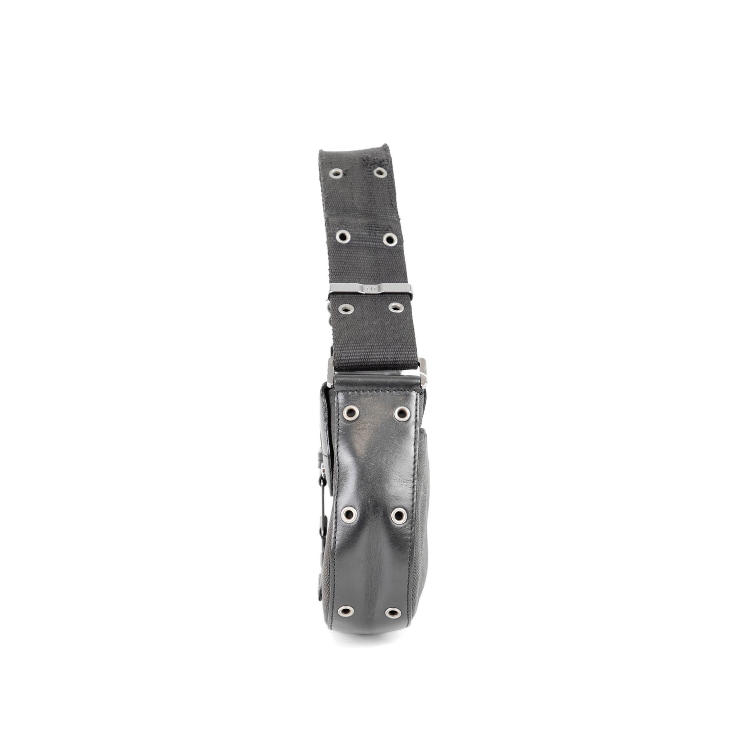 DIOR black chic street leather columbus ave shoulder bag