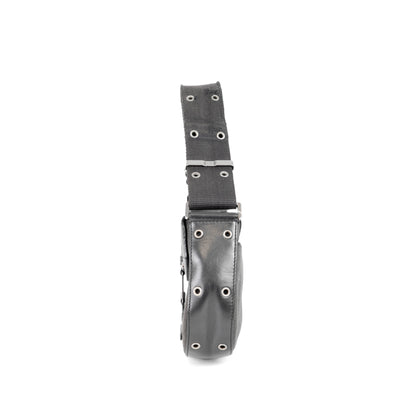 DIOR black chic street leather columbus ave shoulder bag