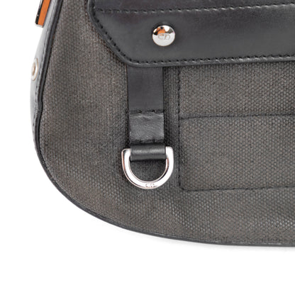 DIOR black chic street leather columbus ave shoulder bag