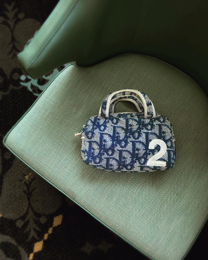 DIOR trotter terry cloth bag
