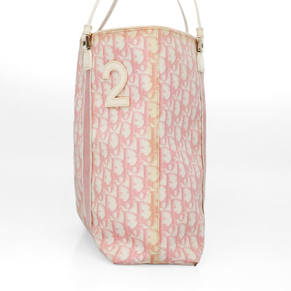 DIOR pink trotter tote bag