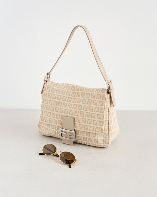 FENDI beige mamma baguette