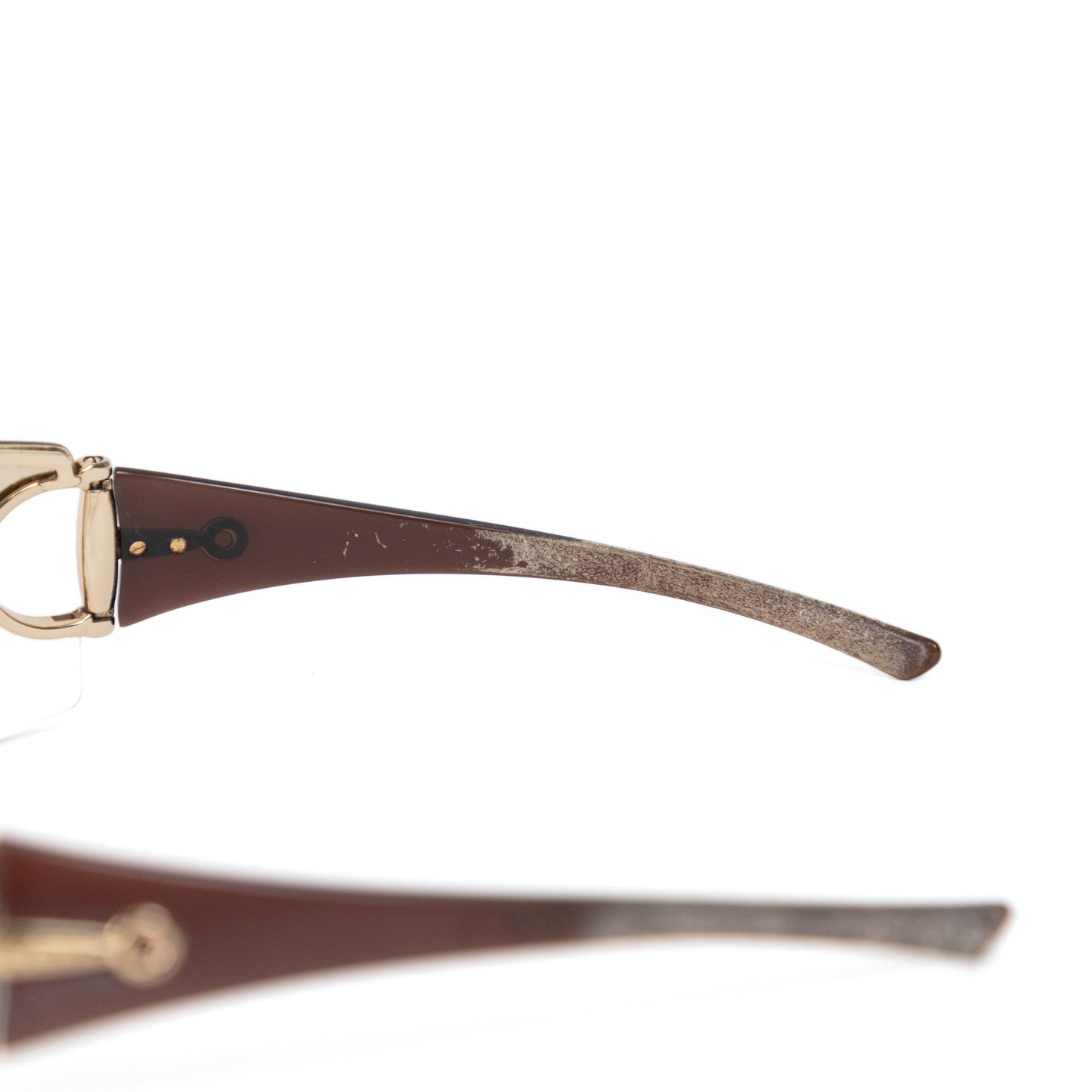 GUCCI horsebit shield sunglasses
