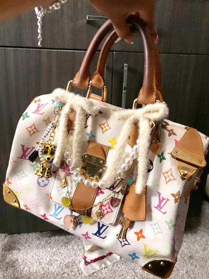 LOUIS VUITTON x Takashi Murakami multicolor speedy 30